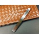 World debut - "[" style punch to cut holes on leather surface, help you to make knit leather wallet