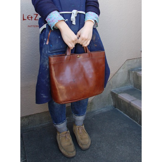 bag sewing patterns market tote bag PDF insant download BDQ-04 LZpattern design leather tools leather craft leather craft patterns