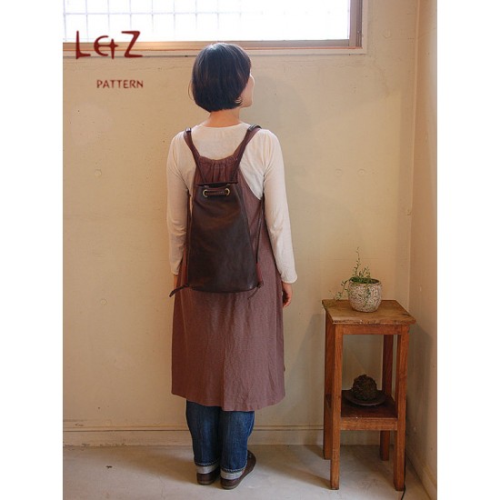 bag sewing patterns rucksake bag patterns PDF insant download BDQ-11 LZpattern design leather working pattern leather working guide