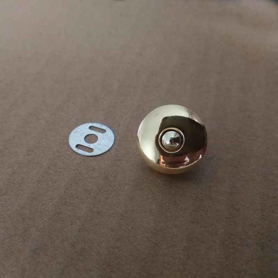 Solid brass Fish eye magnetic button, Hardware for BDQ-12, 6pc/lot