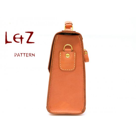 bag patterns briefcase pattern PDF BXK-39 LZpattern design leathercraft patterns leather craft leather art leather work