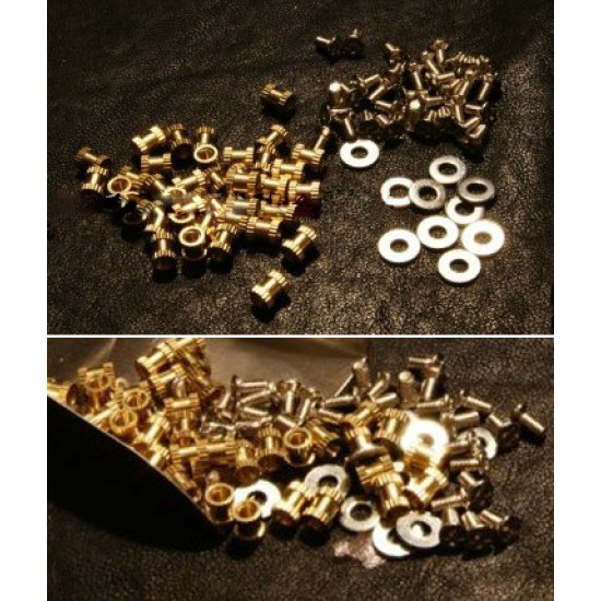 50 pcs/lot, tutorial for how to make concho button yourself! Also you can buy nuts from this link!