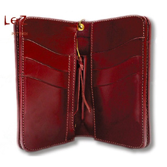 bag sewing patterns long wallet patterns PDF CCD-02 LZpattern design leather patterns leather bag patterns hand made leather bag patterns