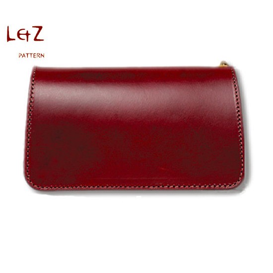 bag sewing patterns long wallet patterns PDF CCD-02 LZpattern design leather patterns leather bag patterns hand made leather bag patterns