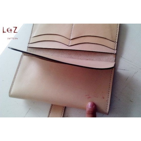 bag patterns long wallet patterns PDF CCD-05 LZpattern design leather art leather craft patterns leathercraft patterns hand stitched pattern