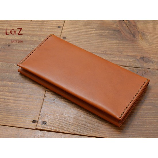 bag stitch patterns long wallet patterns PDF CCD-08 LZpattern design hand stitched leather leathercraft tools leather patterns
