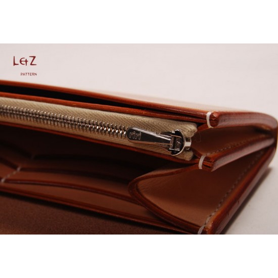 bag stitch patterns long wallet patterns PDF CCD-13 LZpattern design hand stitched leather leathercraft tools leather patterns