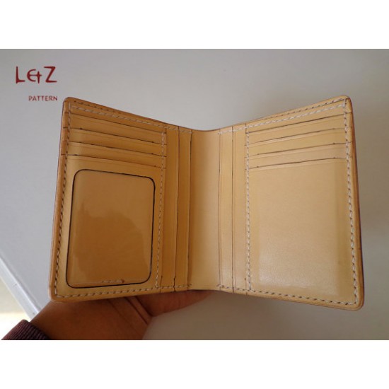 PDF bag sewing patterns short wallet patterns CDD-05 LZpattern design leather patterns leather craft leather work patterns leather patterns