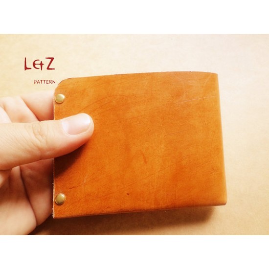 bag sewing patterns short wallet patterns PDF CDD-18 LZpattern design leather craft leather working leather working patterns bag sewing