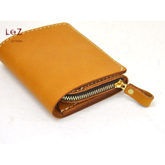 bag sewing patterns short wallet patterns PDF CDS-02 LZpattern design leather craft leather working leather working patterns bag sewing