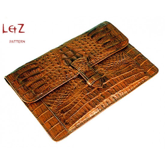 Sewing pattern Clutch ipad 2 case patterns PDF CSL-09 LZpattern design leather art leathercraft patterns hand made patterns hand stitched
