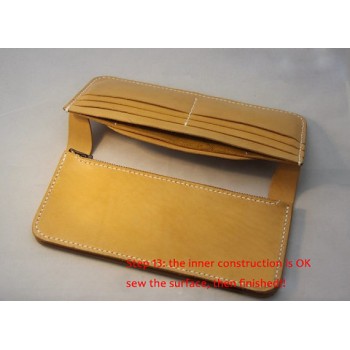How to make a long wallet? Not for selling, don't buy it or you will bankrupt