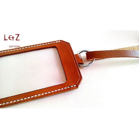 PDF patterns badge case patterns PDF QQW-07 LZpattern design leather craft patterns