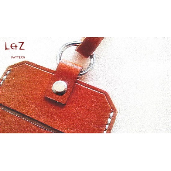 PDF patterns badge case patterns PDF QQW-07 LZpattern design leather craft patterns