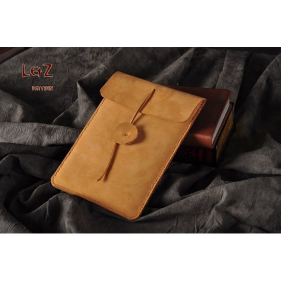 Ipad mini case patterns PDF insant download QQW-12(ipad mini) LZpattern design leathercraft patterns hand sewing bag patterns