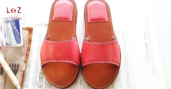 Leather House Shoe Pattern