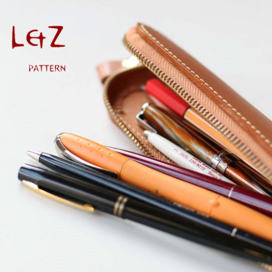 bag sewing patterns eyeglasses case pencil case  patterns PDF QQW-42 LZpattern design leather craft leather working leather working patterns
