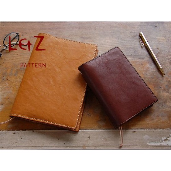 Diary pattern Notebook pattern PDF QQW-87 LZpattern design hand stitched leather leathercraft tools leather patterns