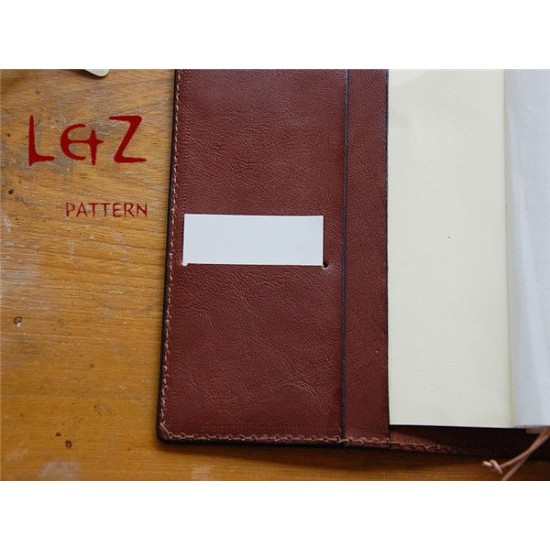 Diary pattern Notebook pattern PDF QQW-87 LZpattern design hand stitched leather leathercraft tools leather patterns