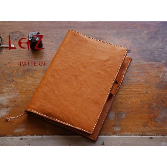 Diary pattern Notebook pattern PDF QQW-87 LZpattern design hand stitched leather leathercraft tools leather patterns