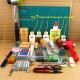 leather tools kit leathercraft tool leather craft tool leather working tools awl punch groover chiesl scissors creaser mallet ruler polisher