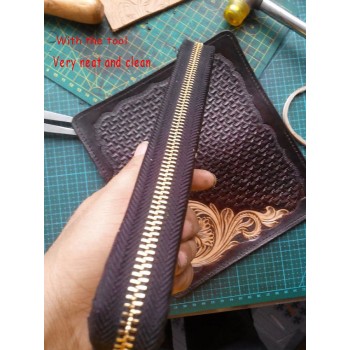 leather tools clutch bag zipper install tool leather bag mould leathercraft tool